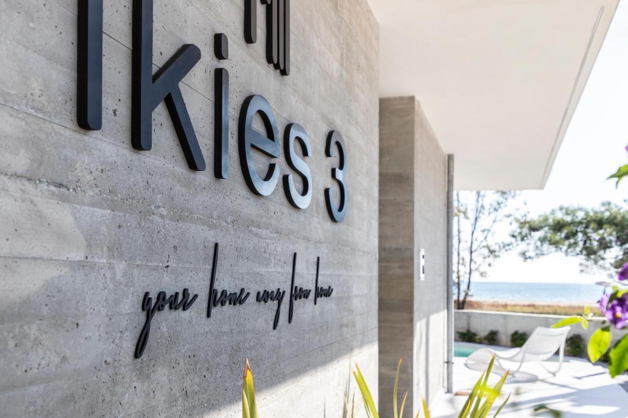 Ikies 3 Modern Eco-Friendly Private Seaview Signature Villas With A Pool Golos Dış mekan fotoğraf
