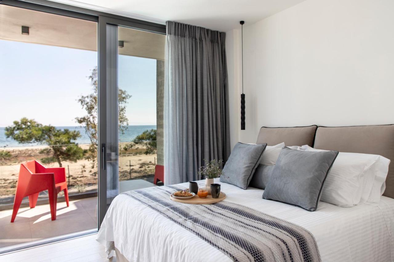 Ikies 3 Modern Eco-Friendly Private Seaview Signature Villas With A Pool Golos Dış mekan fotoğraf