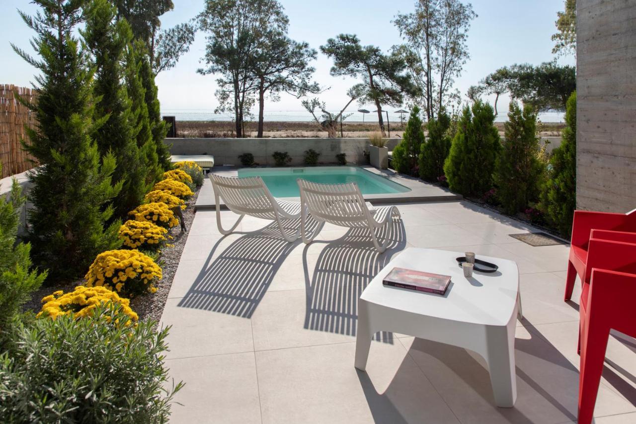 Ikies 3 Modern Eco-Friendly Private Seaview Signature Villas With A Pool Golos Dış mekan fotoğraf